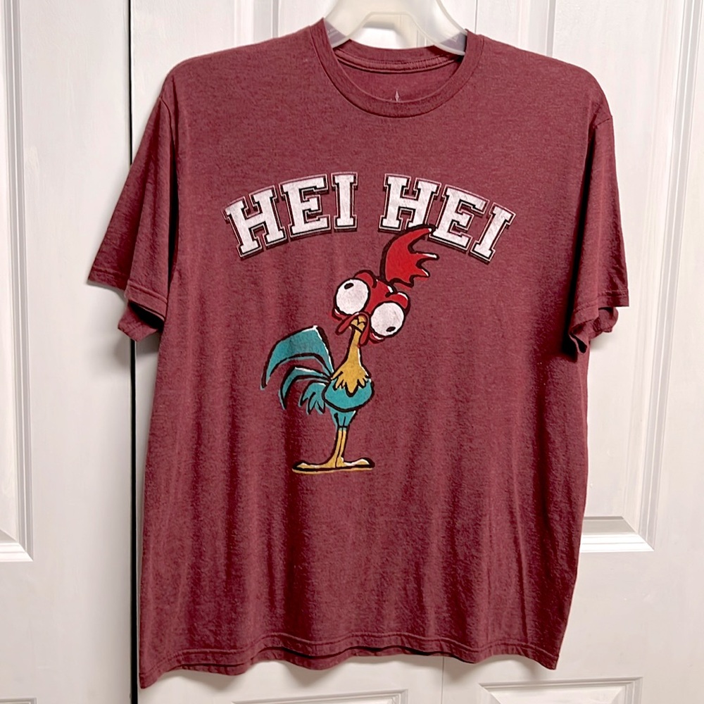 Disney Parks Red Hei He Graphic Short Sleeve Tee Shirt Size XL